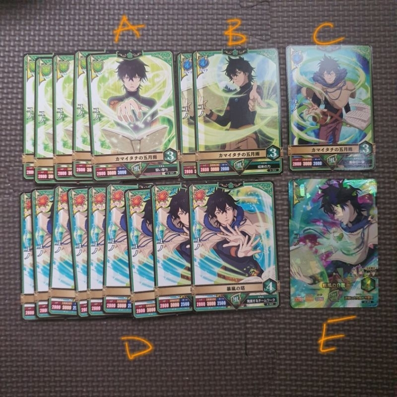 Black Clover Grimoire Battle Card Yuno