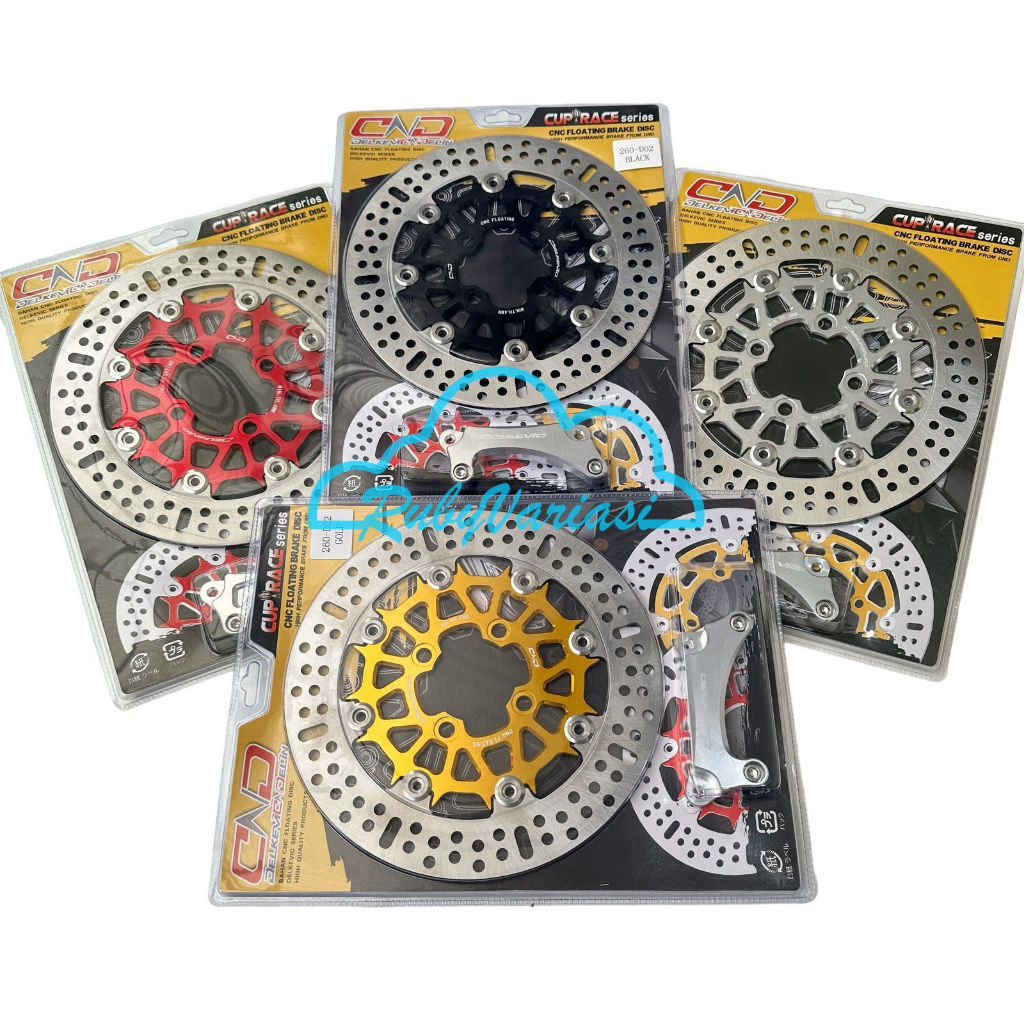 Disc Piringan Cakram Depan DELKEVIC 260mm Beat Scoopy Vario Baut 4 Original DELKEVIC