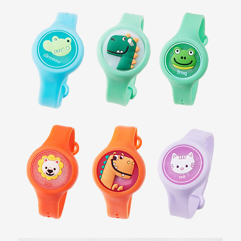 HIPPO LAND WBS COD Gelang Bentuk Jam Tangan Bayi Clip Anti Nyamuk Anak Karakter kartun Lucu Anti Air 150