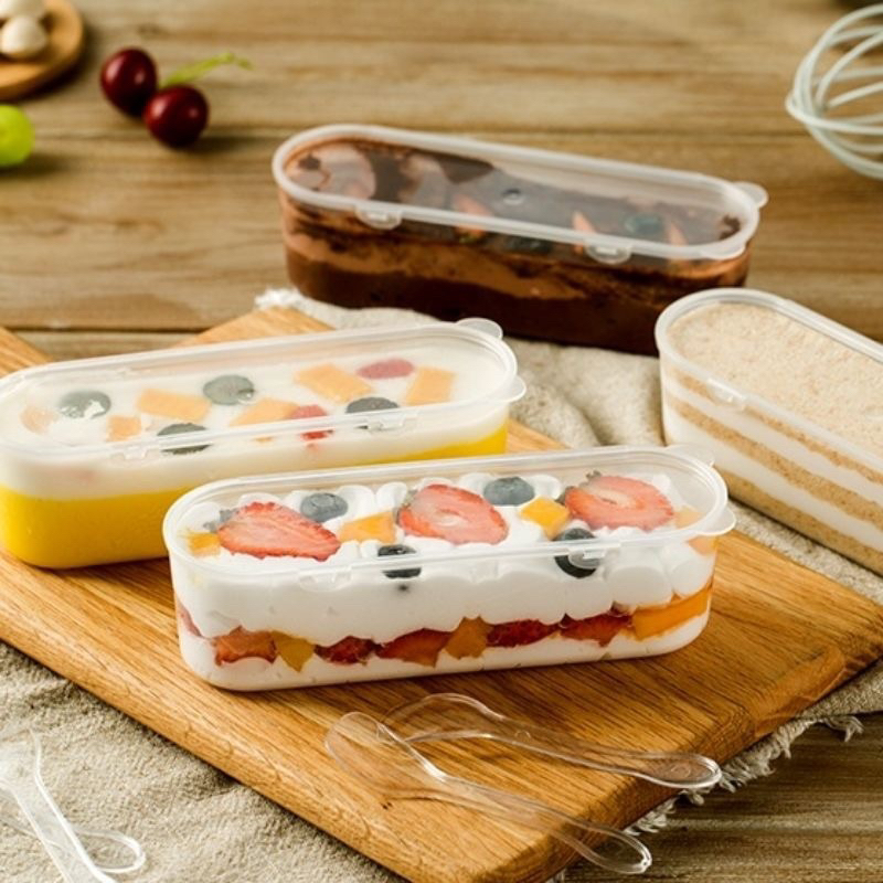 Ice Cream Box LS-18 isi 10pcs / Wadah Tiramisu / Tempat Cake Kue Puding