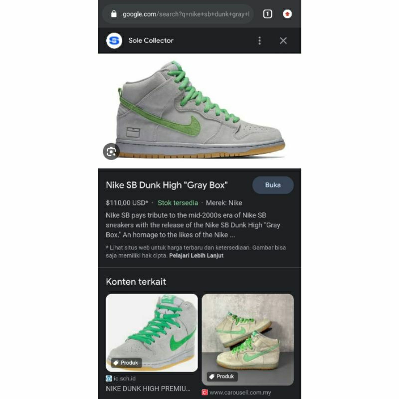 Nike SB Dunk Hi Pro Gray Box Series 41/26cm second