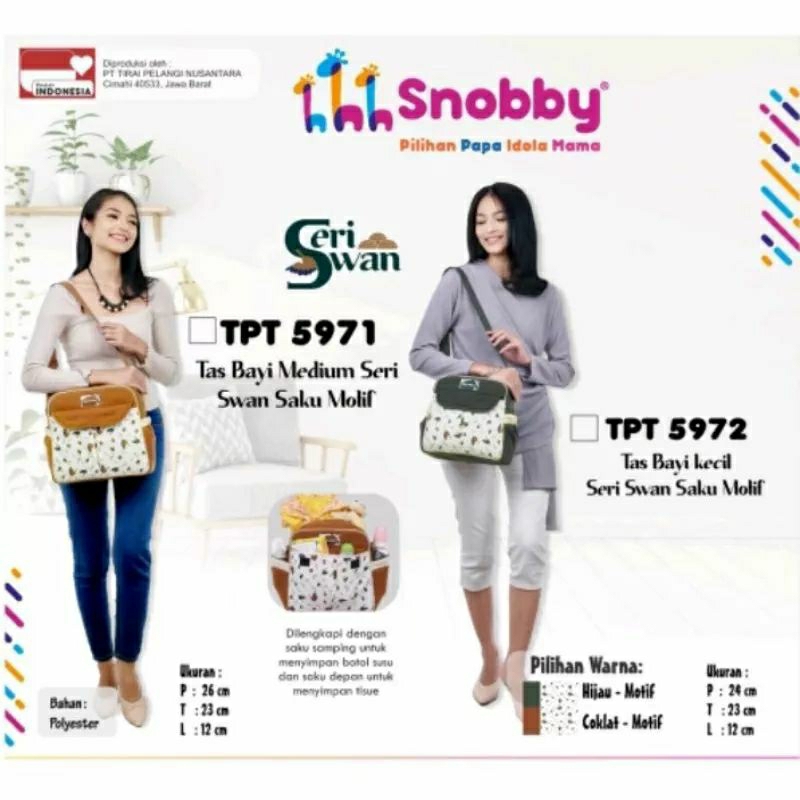 Snobby Tas Bayi Kecil Swan series - TPT5972