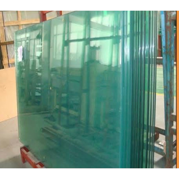 Kaca tempred polos 10 mm bangunan