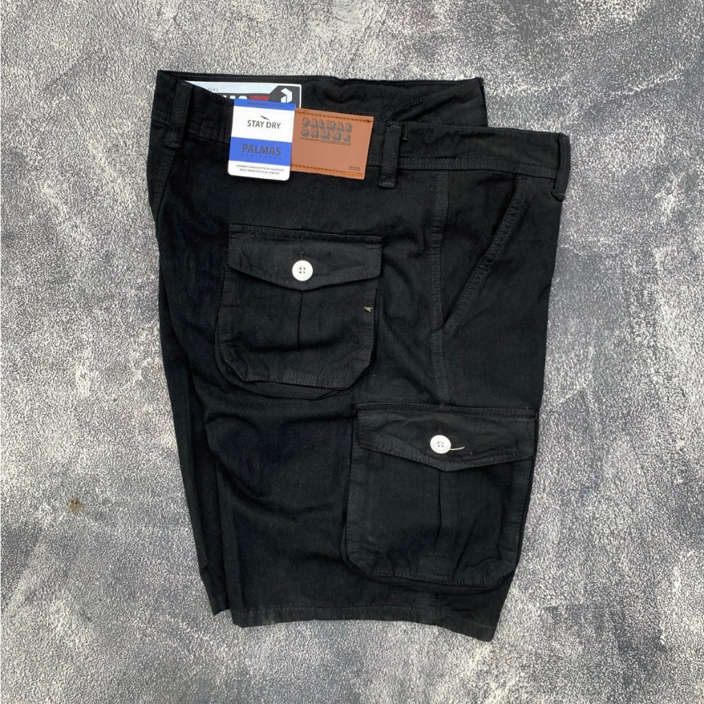 Celana Cargo Pendek Jeans Washing Snow Kimpol Distro Premium Kekinian