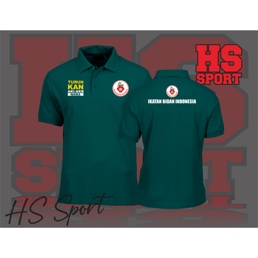 POLO BIDAN 2023 -  BAJU POLO BIDAN INDONESIA - BAJU POLO KERAH TSHIRT