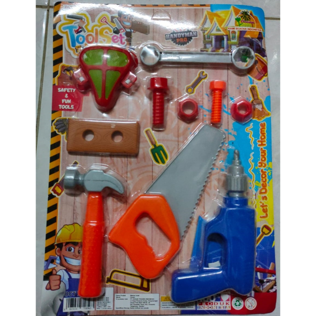 IM-4009/BC (OCT 7500) Tool set kids / mainan perkakas tukang anak lengkap
