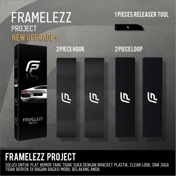 Dudukan Plat Nomor Mobil Frameless Tatakan Plat Nomor Mobil Frameless Plat Mobil  by Framelezz Project Frameless License Plate