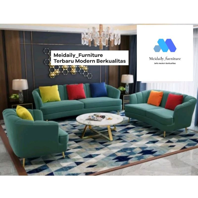 Sofa 321 Sofa Minimalis Sofa Ruang Tamu Minimalis Sofa Retro Modern Furniture Mewah