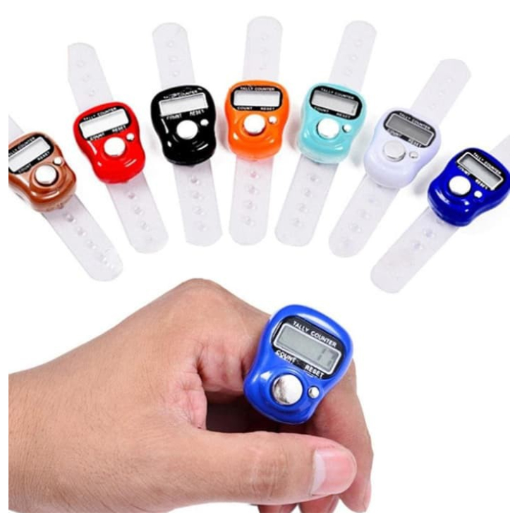 A409 TASBIH DIGITAL MINI finger counter penghitung manual tally jari ngaji islam islamic murah led hadiah souvenir ibadah haji umroh umrah arloji set perlengkapan sholat solat sajadah mukena fashion muslim tasbeh