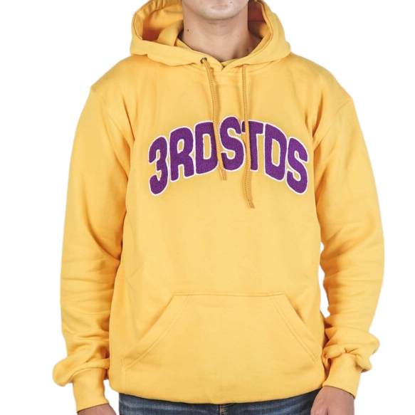 Hoodie Pria Yellow Pullover Cotton Fleece 100% Cotton THIRDSTUDIOS