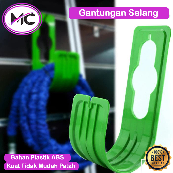 Gantungan Selang Air Plastik ABS Anti Patah Alat Penggantung Selang Kran