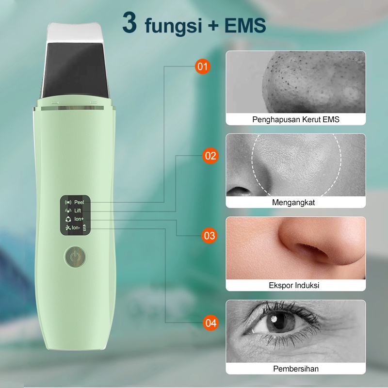 Alat Pembersih Komedo Elektrik Wajah  Blackhead Remover Pencabut Komedo Pengangkat Penghilang Jerawat