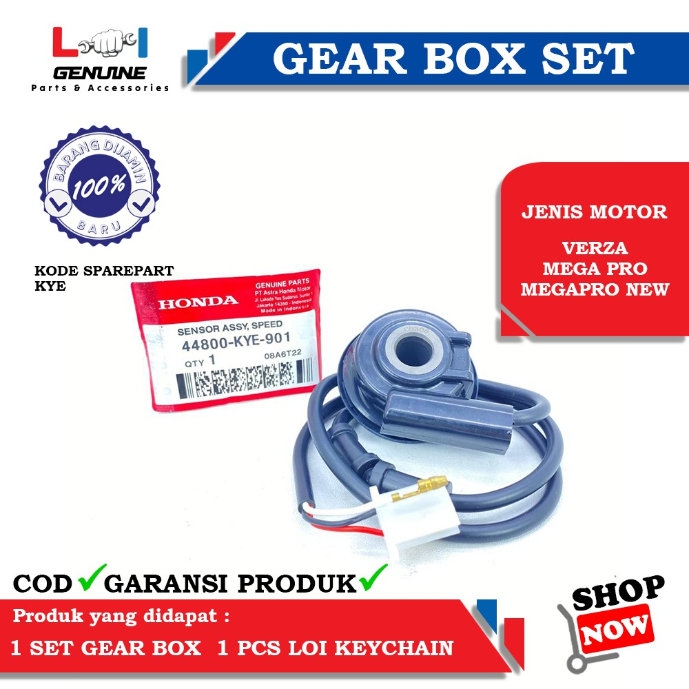 -LOI- GEARBOX KILOMETER MEGAPRO, VERZA KYE