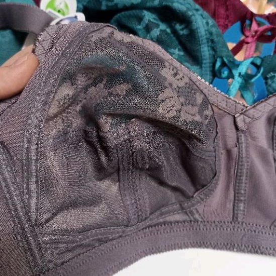 Bra bh wanita sisters lengkap size sampai jumbo tanpa busa tanpa kawat brukat katun mirip strait sister