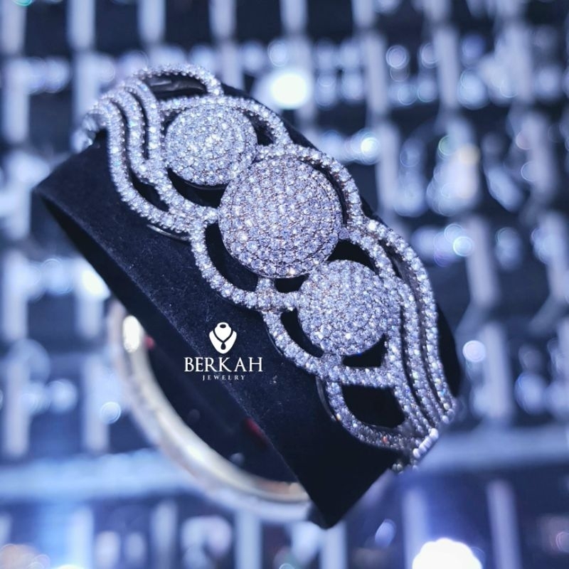 Gelang Fashion EMAS BERLIAN EROPA ASLI Natural Diamond