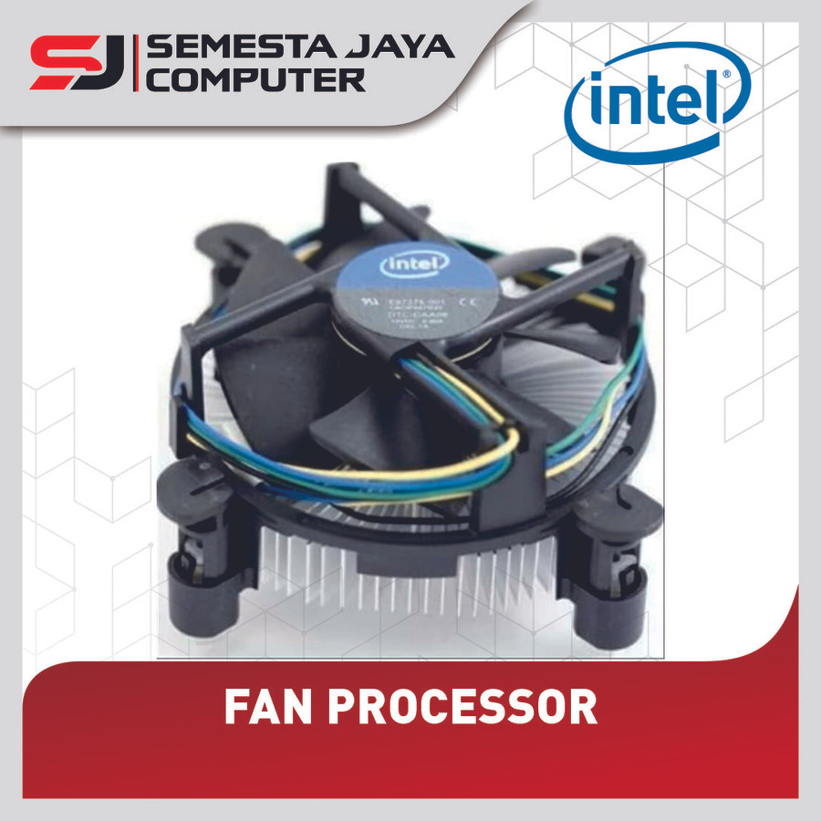 CPU Cooler &amp; Heatsink LGA 1155 1156 - Fan Processor Pentium G i3 i5 i7