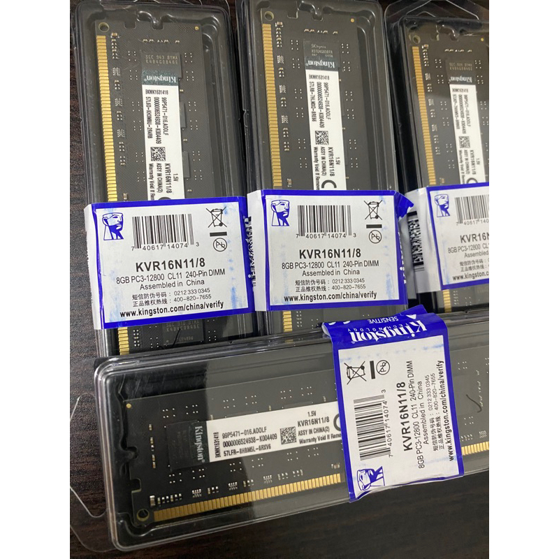 Memory Ram PC Kingston Original DDR3 8GB