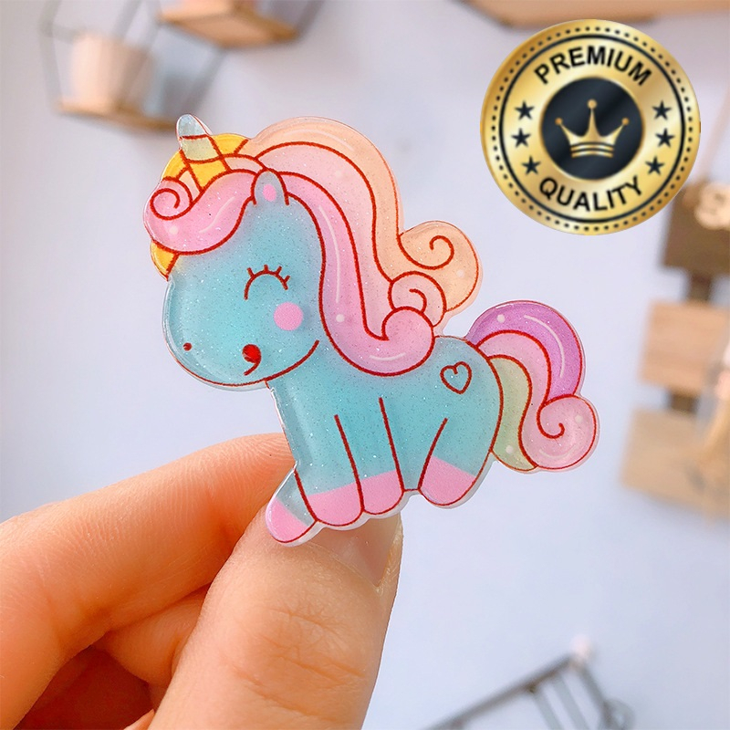 Jepit Rambut Anak Perempuan Hairpin Unicorn Cute