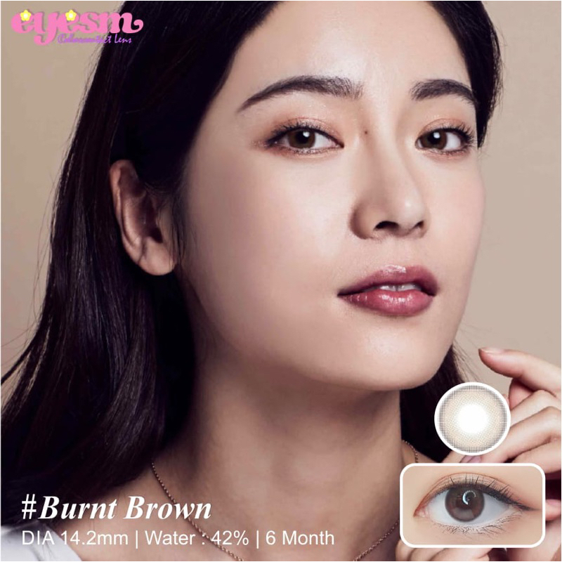 EYESM Softlens - Burnt Brown / Coklat Normal Minus