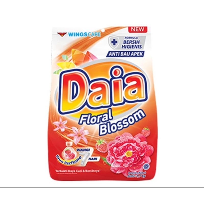 DAIA deterjen bubuk daia 1.6 kg /1.5 kg + packing dus