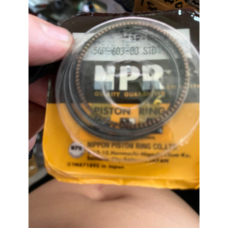 RING PISTON ( RING SEHER ) MIO J / SOUL GT / FINO 115 OVERSIZE STANDAR