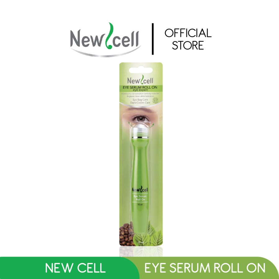 Purbasari New Cell Eye Serum Roll On Penyegar Kantung Mata