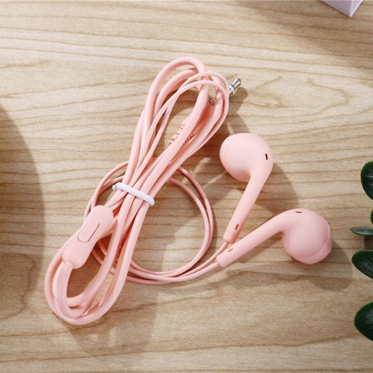 DOMMO - D6100 Headset Macaron Matte U19 H681 / Handsfree U19 Macaron Mate Color Hifi Extra Bass / Earphone