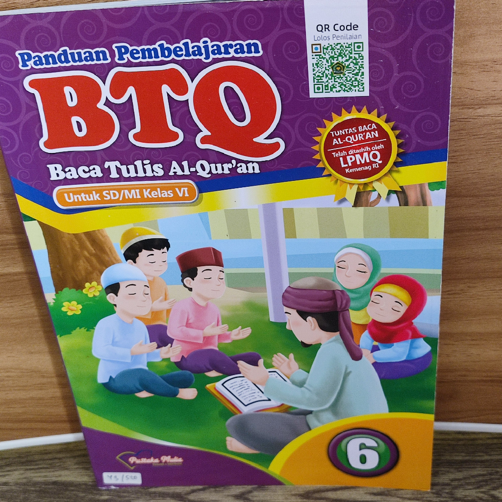 BUKU BARU BTQ BACA TULIS AL QUR'AN SD KELAS 1/2/3/4/5/6 PUSTAKA MULIA DEDE ABDUROHMAN