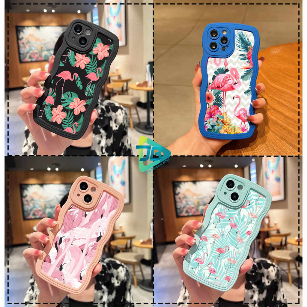 CUSTOM SOFTCASE SILIKON GELOMBANG WAVY CUSTOM FLAMINGGO FOR SAMSUNG J2 PRIME GRAND PRIME A10 M10 A10S A11 M11 A12 M12 A13 A23 A32 A20 A30 A20S A21S A22 A32 A03S A02S A03 CORE A04 A04E A33 A50 A50S A30S A51 A52 A53 JB8927