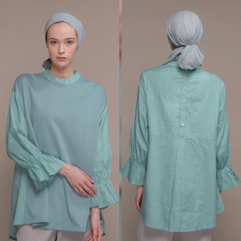 VELIXA SWEATSHIRT MOSS GREEN || ALEZA LABEL