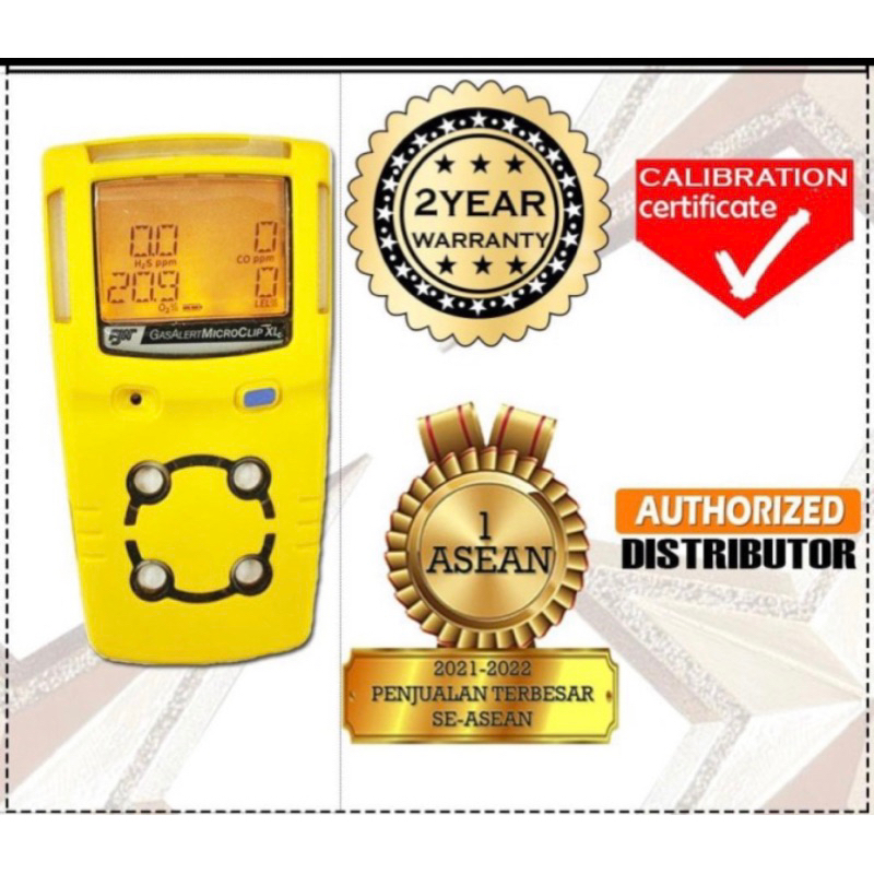 Multi Gas Detector Honeywell BW MicroClip XL sertifikat KAN