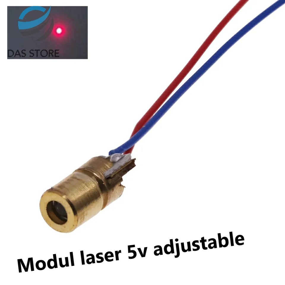Laser 5V 650nm 5mW Laser Red Dot modul laser adjustable