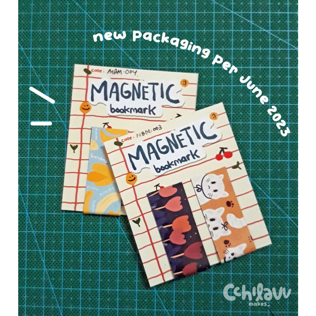 

CCHILAVVMAKES_ Magnetic Bookmark / Pembatas Buku Magnet