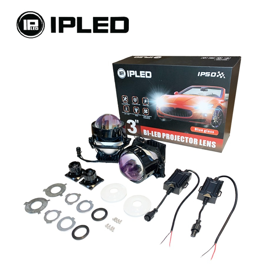 Projector BiLED 3 Inch Mobil Motor IPLED P45/IP50