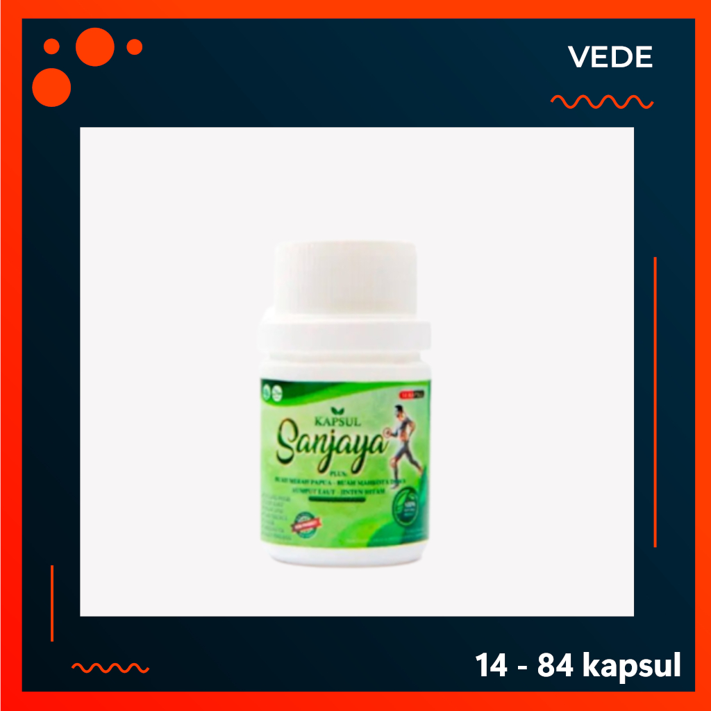 Kapsul Sanjaya Original Obat Asam Urat Pegal Linu Herbal 14 Kapsul