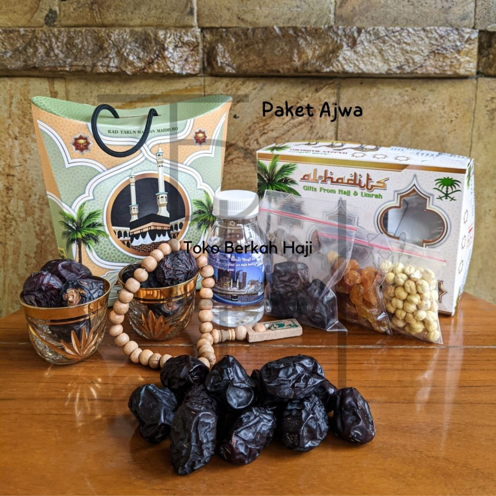 

Paket Oleh Oleh Haji Ajwa + Tasbih