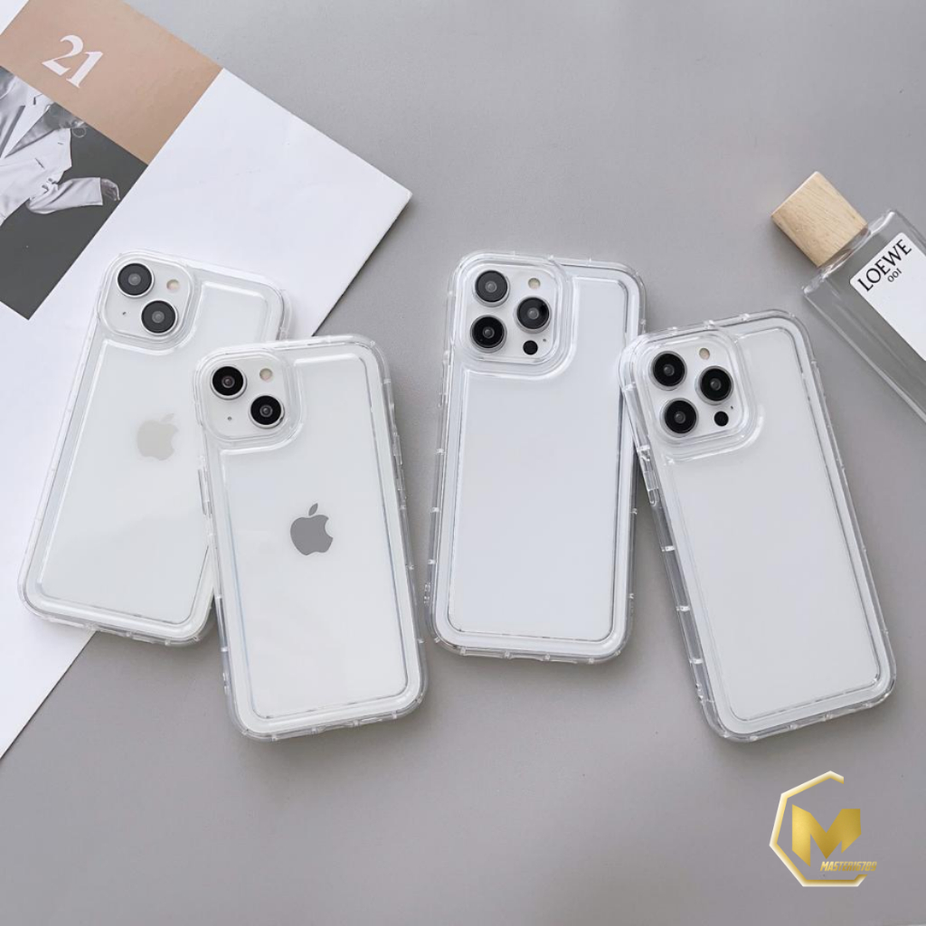 SOFTCASE SILICONE AIR BAG CLEAR CASE FOR IPHONE 6 6S 7 8 7+ 8+ X XS XR 11 12 13 14 PRO MAX MA4780