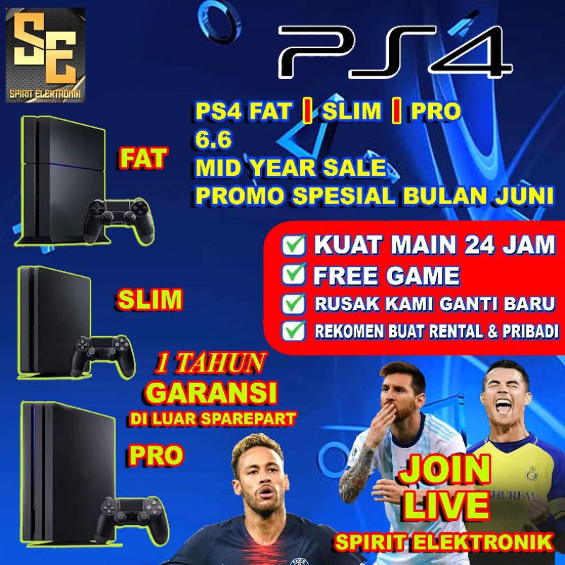 Ps4 Slim 1TB FUll Game Terbaru Harga promo