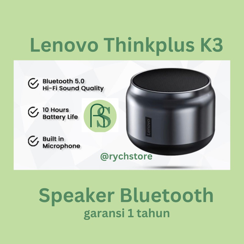 Lenovo Speaker Bluetooth Portable Thinkplus K3