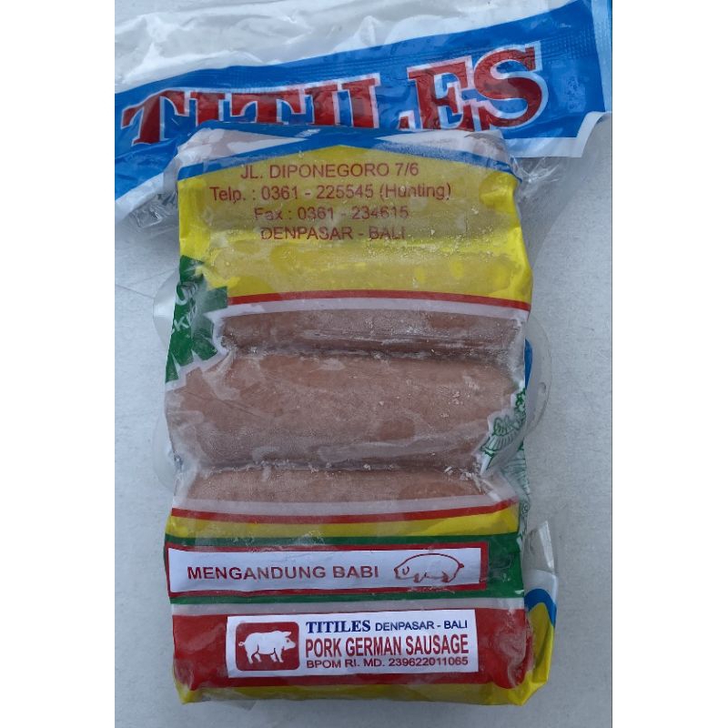 

Pork German Sausage