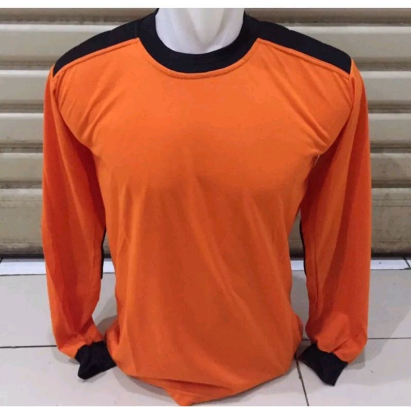 kaos penembak orange/kaos penembak orange bantalan hitam