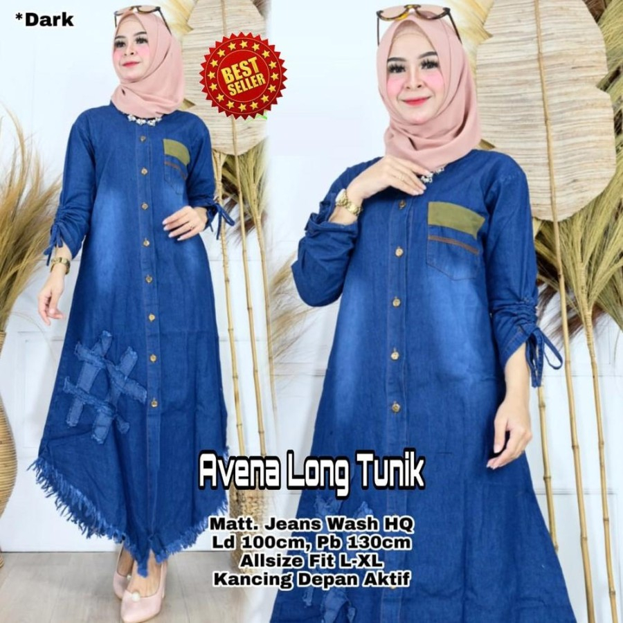 KAGUMI LONG TUNIK / PRITA LONG TUNIK BEST SELLER / LESTI JEANS BUSUI DAN HAMIL