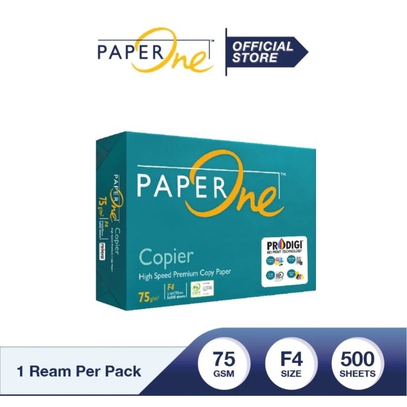 

Kertas HVS F4 75 Gram Paper One / Kertas Foto Copy Print