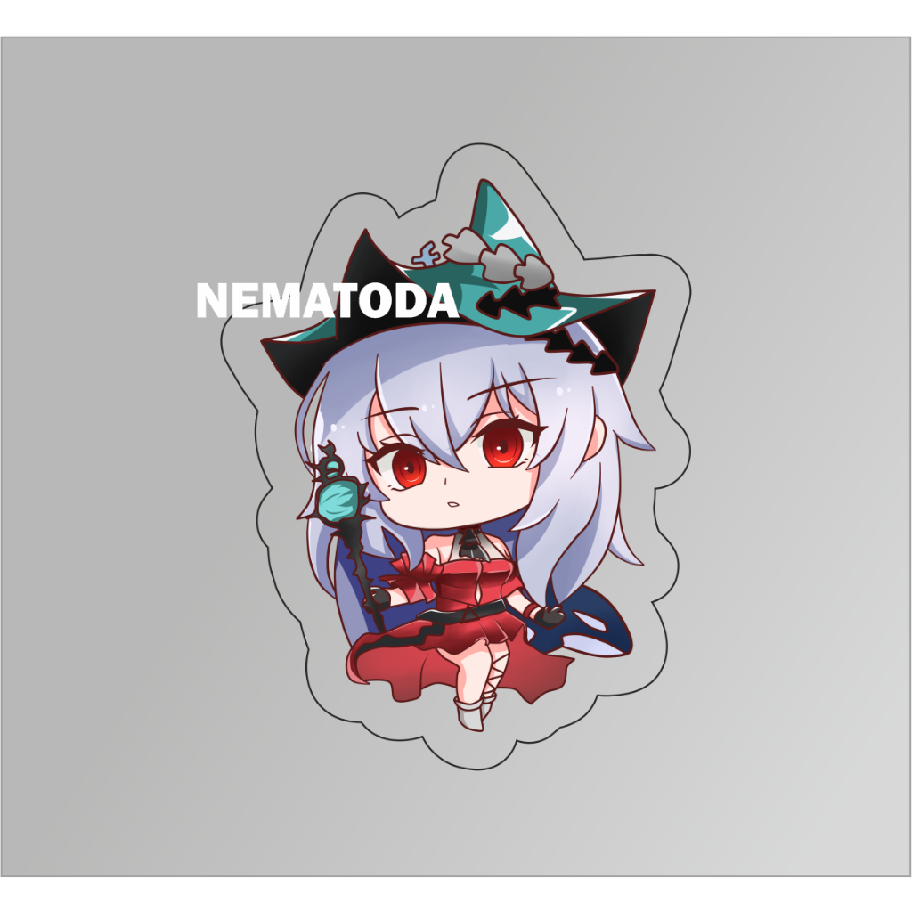 Gantungan Kunci Game Arknight Skadi Alter - Keychain Arknight Skadi Alter / Anime Arknight