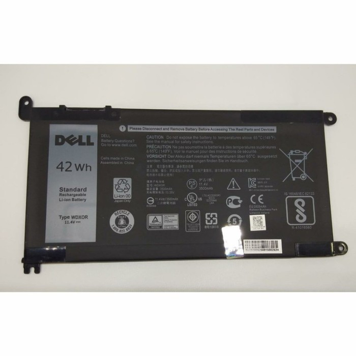 Baterai Dell Latitude 3480 3580 3488 3490 42wh WDX0R WDXOR FW8KR