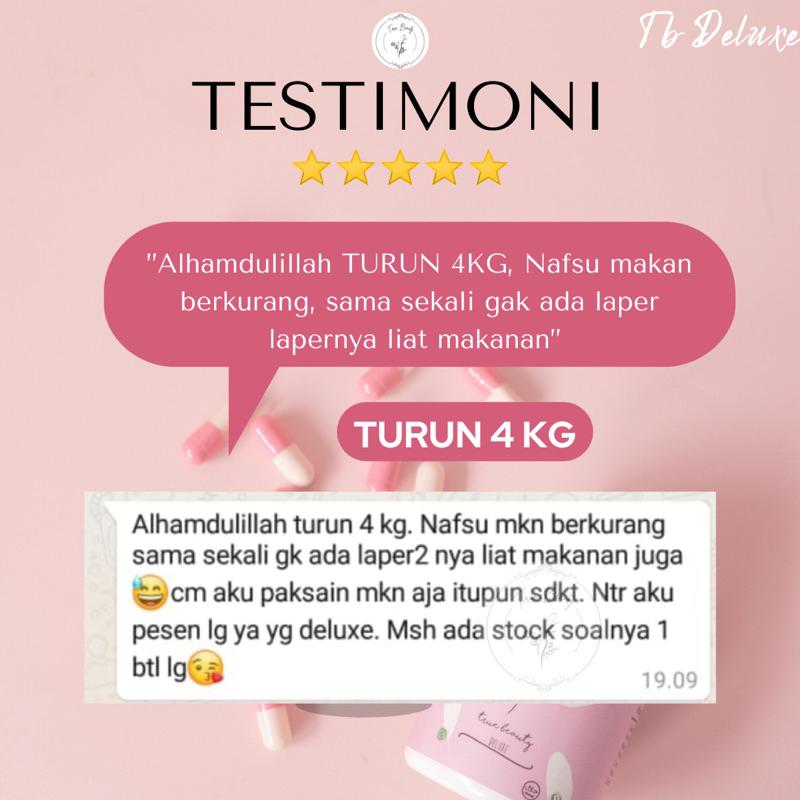 TBS DELUXE , OBAT DIET ARTIS , PELANGSING HERBAL ALAMI , Menahan Napsu makan berlebih Dan Peluntur lemak badan ampuh