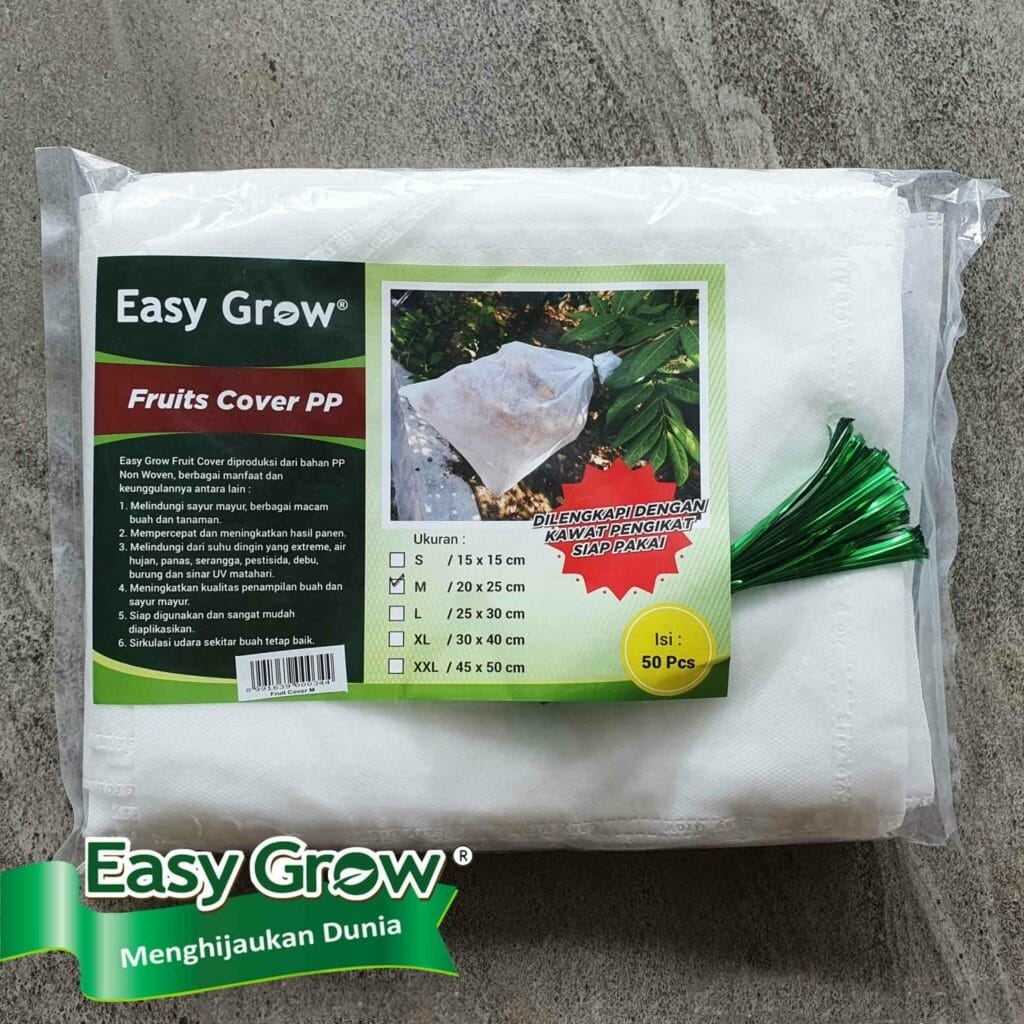 EASY GROW - fruit cover size M (20 x 25 cm) - pembungkus buah - brongsong buah