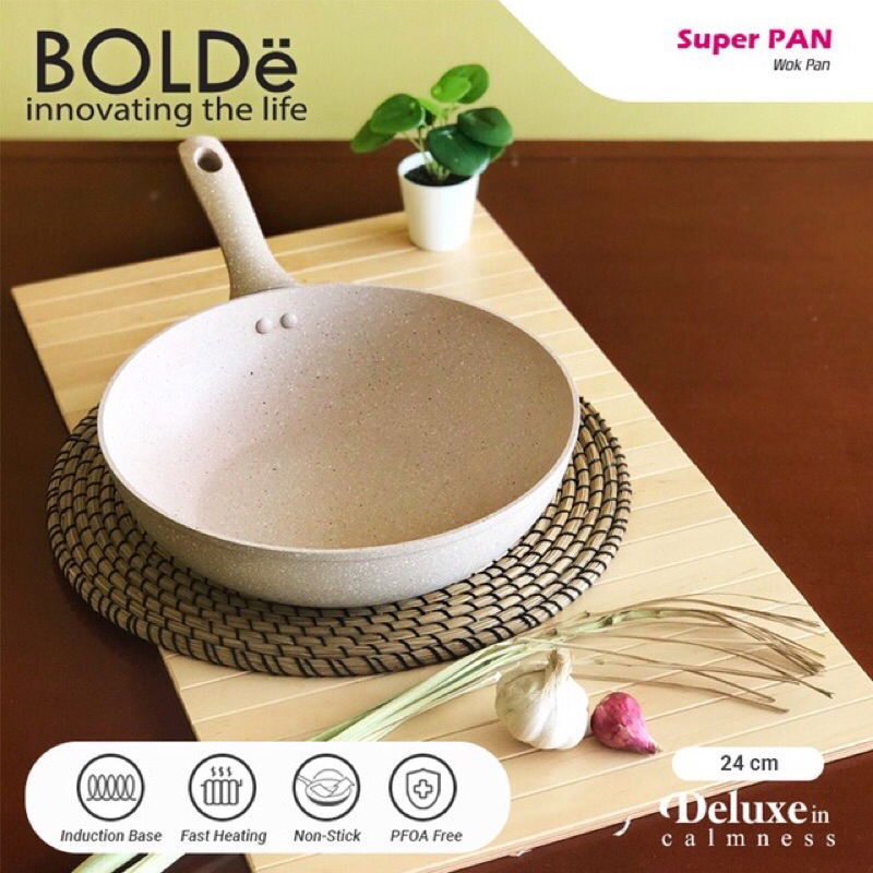 BOLDe Wajan / Super Pan Wok Granite 24 cm
