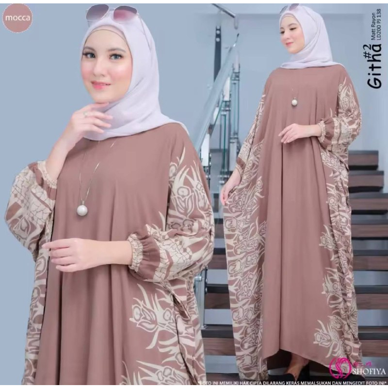 KAFTAN AMELIA DRESS ARAB AMINAH KAFTAN / KAFTAN SYARI / GAMIS KAFTAN