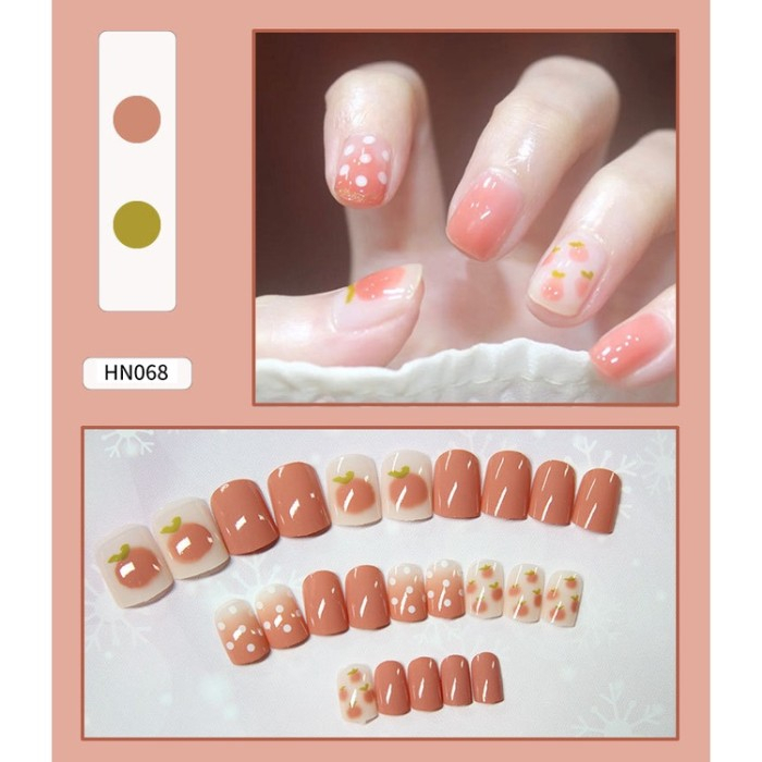 Kuku Palsu Motif Kartun 24 Pcs Fake Nail Karakter Murah Import